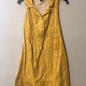 Vintage Marc Jacobs Mod Flower Dress - yellow